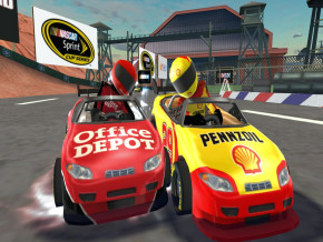 Screenshot de NASCAR Kart Racing