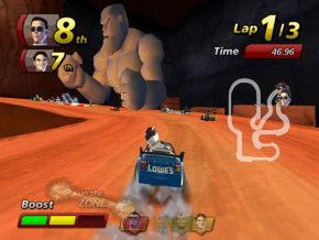 Screenshot de NASCAR Kart Racing