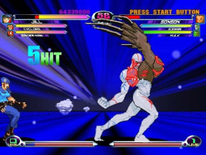 Screenshot de Marvel vs. Capcom 2