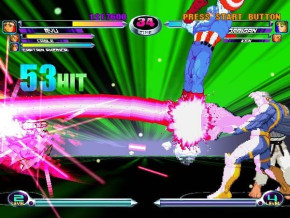 Screenshot de Marvel vs. Capcom 2