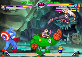 Screenshot de Marvel vs. Capcom 2