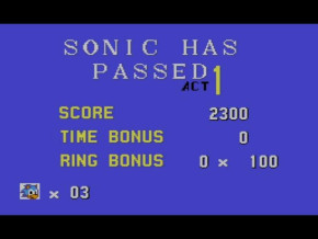 Screenshot de Sonic the Hedgehog