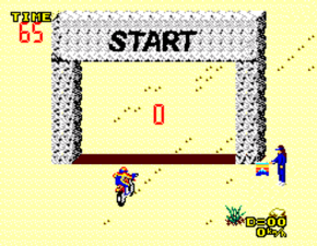 Screenshot de Enduro Racer