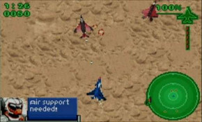 Screenshot de Ace Combat Advance