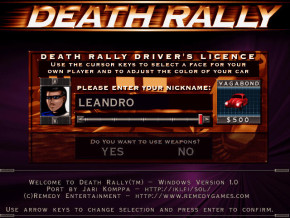 Screenshot de Death Rally