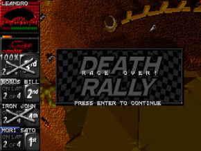 Screenshot de Death Rally