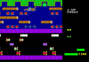 Screenshot de Frogger