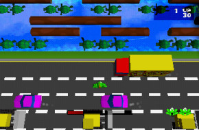 Screenshot de Frogger