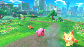 Screenshot de Kirby and the Forgotten Land – Nintendo Switch 2 Edition + Star-Crossed World
