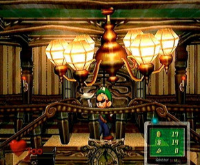 Screenshot de Luigi's Mansion