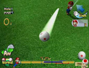 Screenshot de Mario Golf: Toadstool Tour