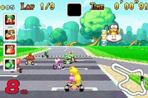 Screenshot de Mario Kart Super Circuit