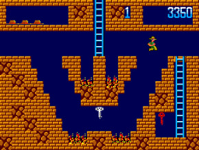 Screenshot de Montezuma's Revenge: Featuring Panama Joe