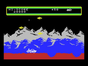 Screenshot de Moon Patrol