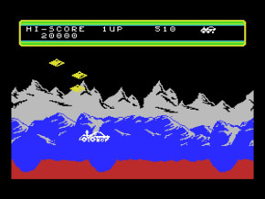 Screenshot de Moon Patrol