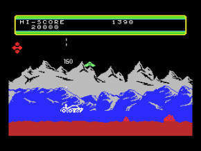 Screenshot de Moon Patrol