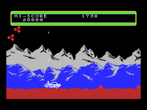 Screenshot de Moon Patrol