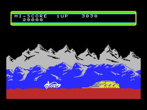 Screenshot de Moon Patrol