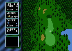 Screenshot de NES Open Tournament Golf