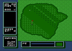 Screenshot de NES Open Tournament Golf