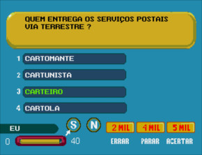 Screenshot de Show do Milhão