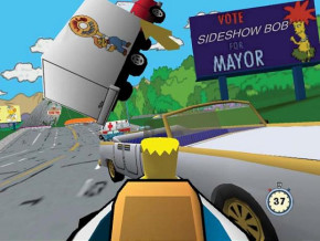 Screenshot de The Simpsons Road Rage