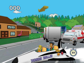 Screenshot de The Simpsons Road Rage