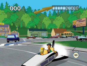 Screenshot de The Simpsons Road Rage