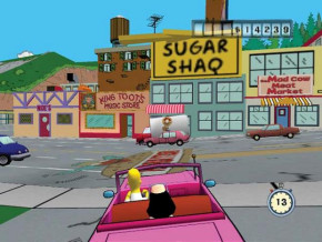 Screenshot de The Simpsons Road Rage