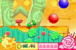 Screenshot de Yoshi Topsy-Turvy