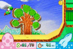 Screenshot de Yoshi Topsy-Turvy