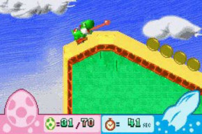 Screenshot de Yoshi Topsy-Turvy