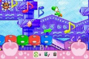 Screenshot de Yoshi Topsy-Turvy