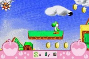 Screenshot de Yoshi Topsy-Turvy
