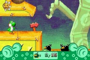 Screenshot de Yoshi Topsy-Turvy