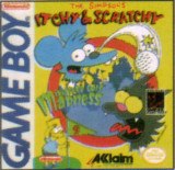 Itchy & Scratchy in Miniature Golf Madness para Game Boy